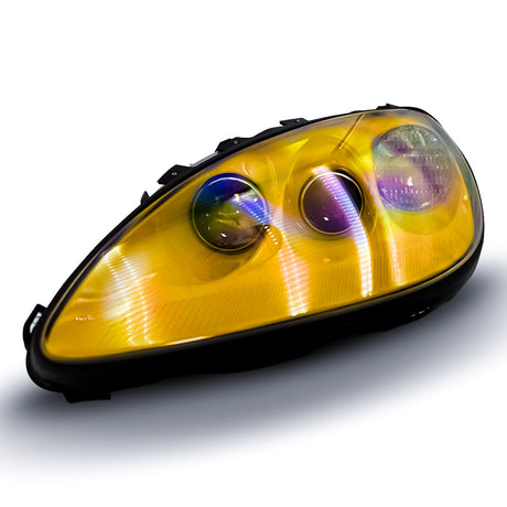 2005-2013 Corvette C6 Type-OE Style Painted Housing Headlights Pair