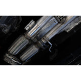 MBRP Cat-Back Exhaust System 2.5 Inch Black Coated Aluminized Steel Ford Ranger 2024-2026
