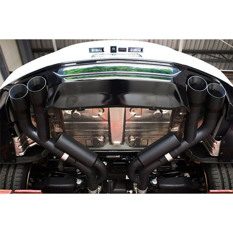 3" Dual Axle Back, Quad Tips, Black Coated, Chevy Camaro SS & ZL1 6.2L 2016 - 2024