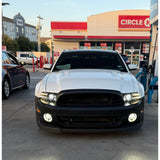 2010-2014 Ford Mustang GT500 Style Front Bumper Cover w/ Grille Lip