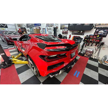 2020+ Chevrolet Corvette C8 - Z07 Style High Wing Carbon Flash