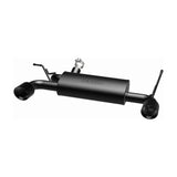 MagnaFlow 07-17 Jeep Wrangler JK 3.8/3.6L Dual Split Rear Exit Black Axle-Back Exhaust