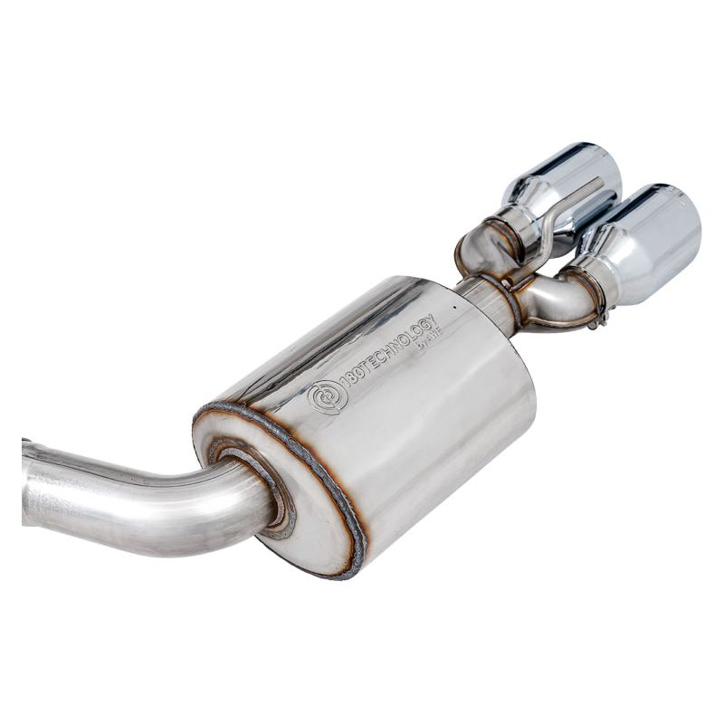 AWE Tuning 2015+ Dodge Challenger 6.4L/6.2L Non-Resonated Touring Edition Exhaust - Quad Silver Tips