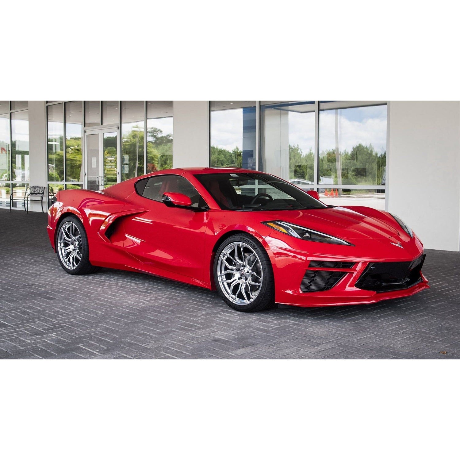 20-23+ C8 CORVETTE F024 19X8.5" & 20X11" FORGED WHEELS (FRONT & REAR)(CARBON FLASH) - NP Motorsports