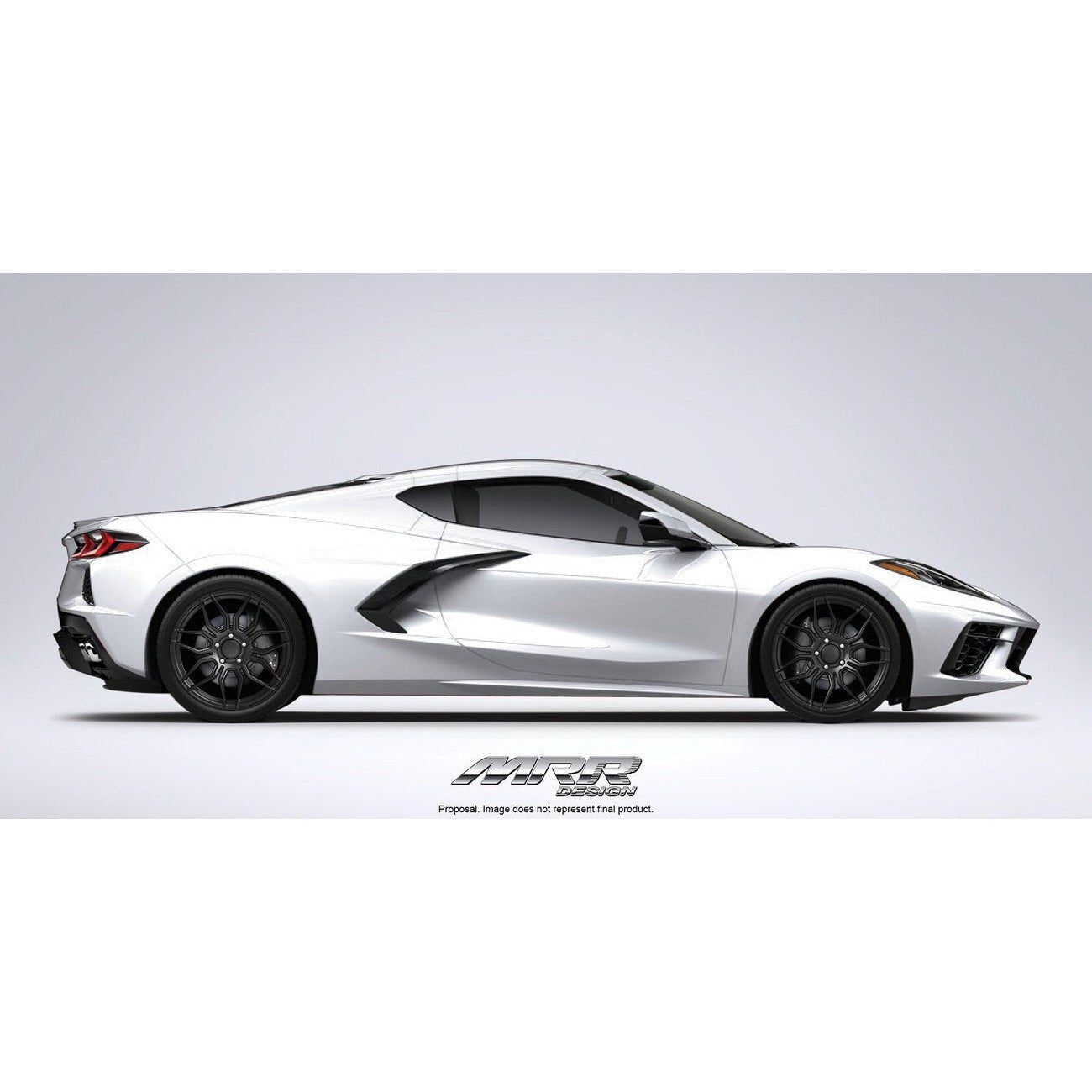 20-23+ C8 CORVETTE F024 19X8.5" & 20X11" FORGED WHEELS (FRONT & REAR)(CARBON FLASH) - NP Motorsports