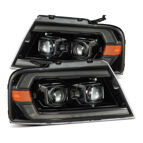 2004-2008 Ford F150 | AlphaRex PRO-Series Projector Headlights Alpha-Black - Truck Accessories Guy