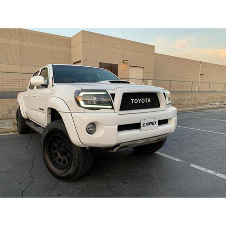 2005-2011 Toyota Tacoma | Alpharex LUXX-Series LED Crystal Headlights Alpha-Black - Truck Accessories Guy