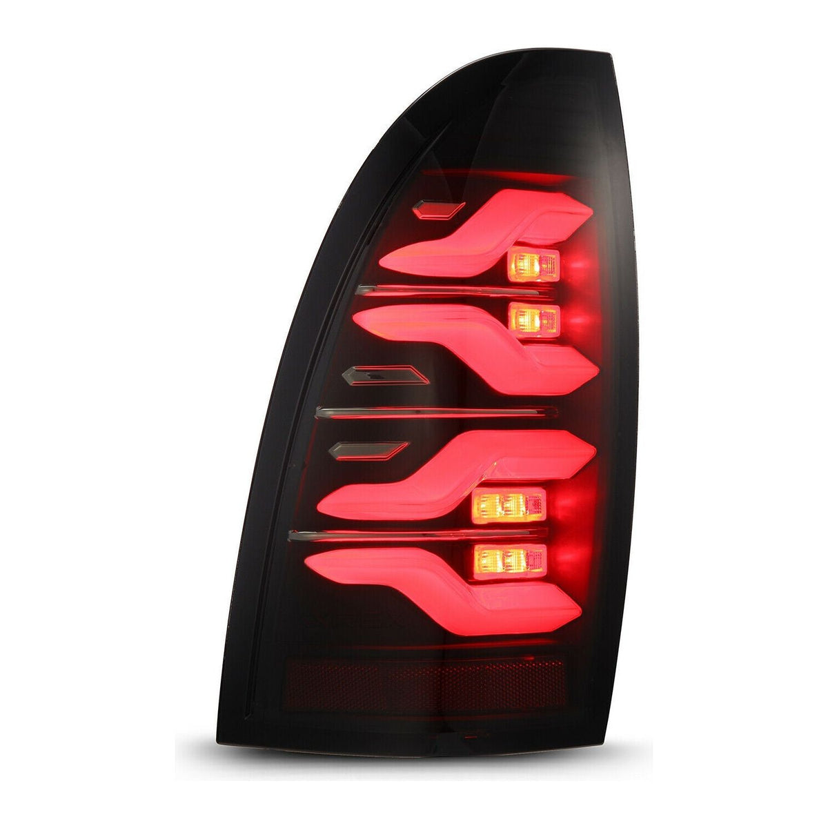 2005-2015 Toyota Tacoma | AlphaRex LUXX-Series LED Tail Lights Black - Truck Accessories Guy