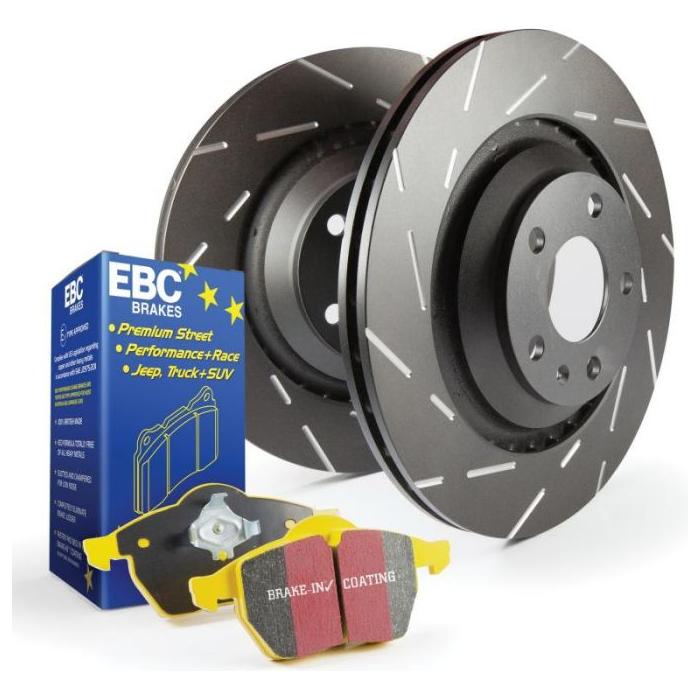 2005-2022 Toyota Tacoma 6 Lug | EBC Brakes S9KF Kit Number Front Disc Brake Pad and Rotor Kit DP41674R+USR7363 - Truck Accessories Guy