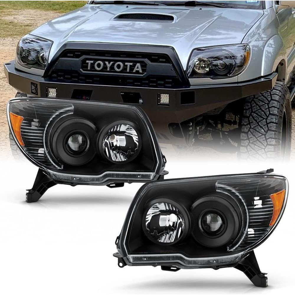 2006-2009 Toyota 4Runner | Black Headlights - Truck Accessories Guy