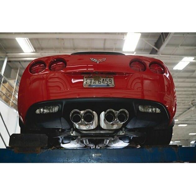 2006-2013 Chevrolet Corvette Z06 | ZR1 | CORSA Performance 3.0" Axleback Exhaust Dual Rear Exit with Twin 4.0" Polished Pro-Series - TAG Motorsports