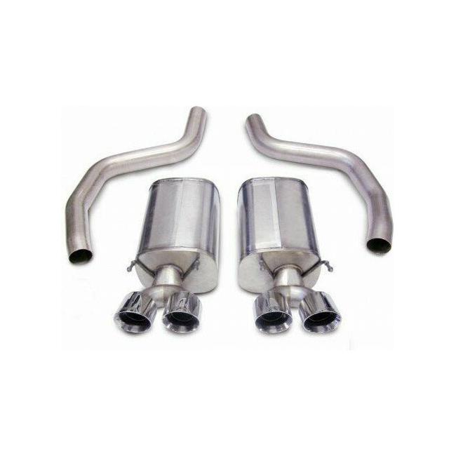 2006-2013 Chevrolet Corvette Z06 | ZR1 | CORSA Performance 3.0" Axleback Exhaust Dual Rear Exit with Twin 4.0" Polished Pro-Series - TAG Motorsports