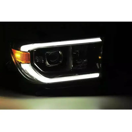 2007-2013 Toyota Tundra | 2008-2013 Toyota Sequoia | ALPHAREX PRO-Series Projector Headlights Alpha-Black w/o Level Adjuster Toyota Sequoia G2 - Truck Accessories Guy