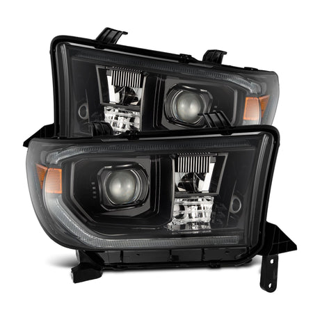 2007-2013 Toyota Tundra | 2008-2013 Toyota Sequoia | ALPHAREX PRO-Series Projector Headlights Alpha-Black w/o Level Adjuster Toyota Sequoia G2 - Truck Accessories Guy