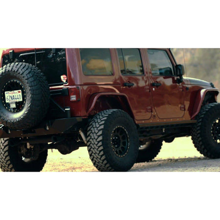 2007-2017 Jeep Wrangler JK | MF Series Black Axle-Back System - Truck Accessories Guy