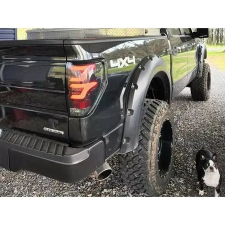 2009-2014 Ford F150 | ALPHAREX Pro Series Jet Black Taillights - Truck Accessories Guy