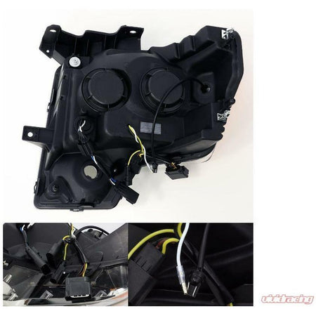 2009-2014 Ford F150 | Alpharex Pro-Series Projector Headlights Black - Truck Accessories Guy
