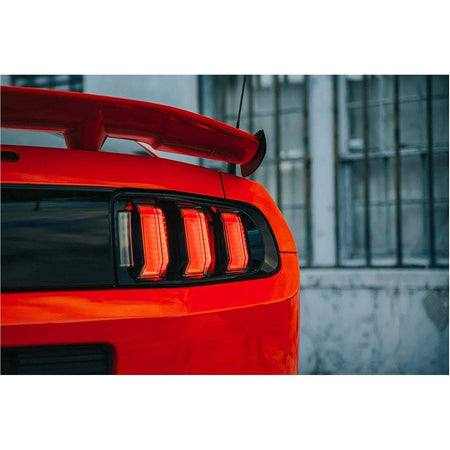 2010-2014 Ford Mustang | Morimoto XB LED Taillight Pair Smoked - Truck Accessories Guy