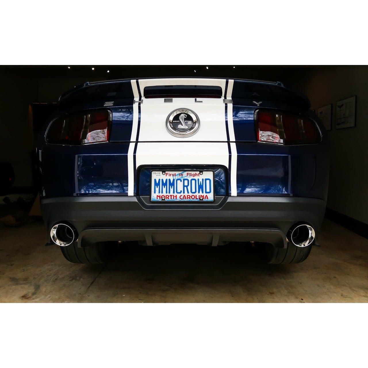 2011-2014 Mustang GT | AWE Touring Edition Axle-Back Exhaust with Chrome Silver Tips - Truck Accessories Guy