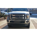 2011-2016 Ford F-250 | AlphaRex PRO-Series Projector Headlights Midnight Black 880140 - Truck Accessories Guy