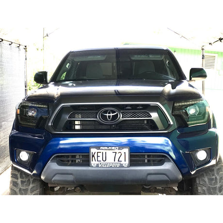 2012-2015 Toyota Tacoma | AlphaRex LUXX-Series LED Projector Headlights Alpha-Black - NP Motorsports