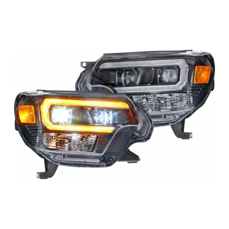 2012-2015 Toyota Tacoma | Morimoto XB Hybrid LED Headlights Amber - Truck Accessories Guy