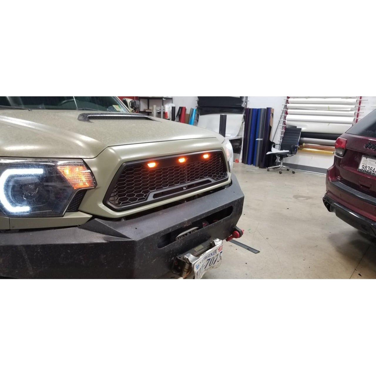 2012-2015 Toyota Tacoma | Raptor Style Grille | - Truck Accessories Guy