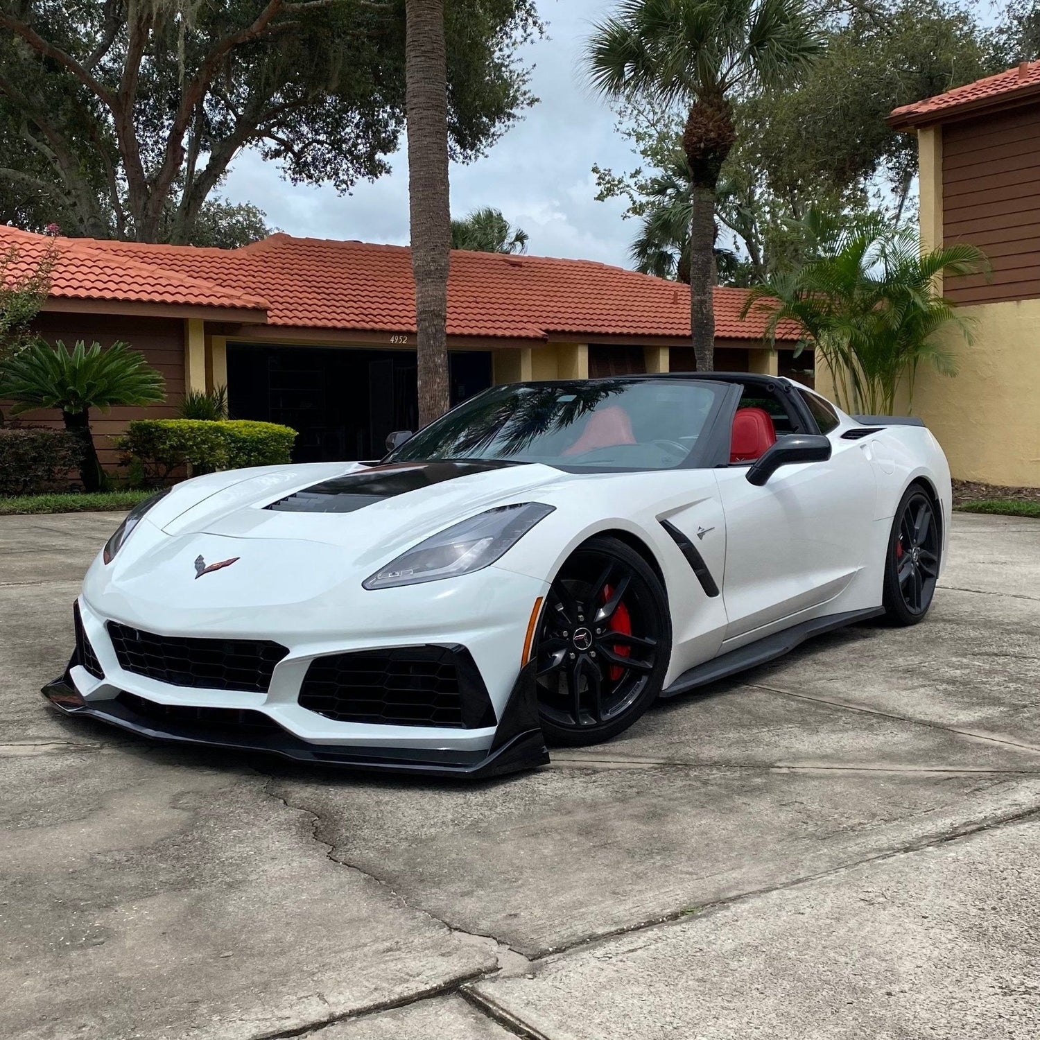 2014-2019 Chevrolet Corvette ZR1 Conversion Front Bumper Kit – Primer Black - NP Motorsports