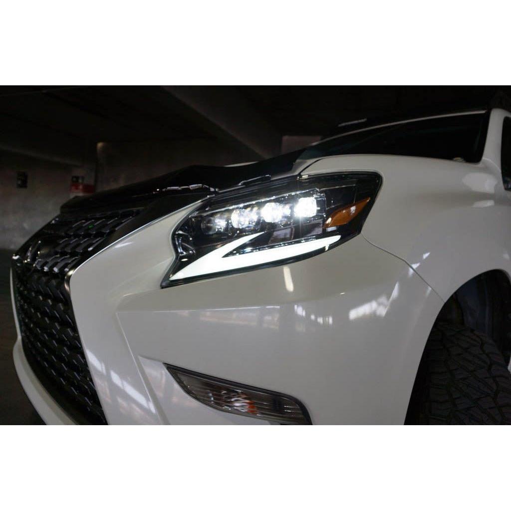 2014-2019 Lexus GX460 | AlphaRex NOVA-Series LED Projector Headlights Alpha-Black - Truck Accessories Guy