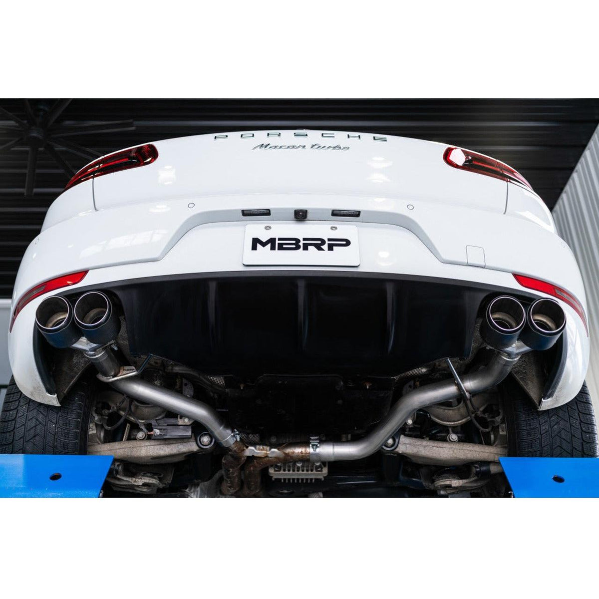 2014-2021 Porsche Macan S | GTS | Turbo - MBRP Muffler Bypass with Carbon Fiber Tips - NP Motorsports