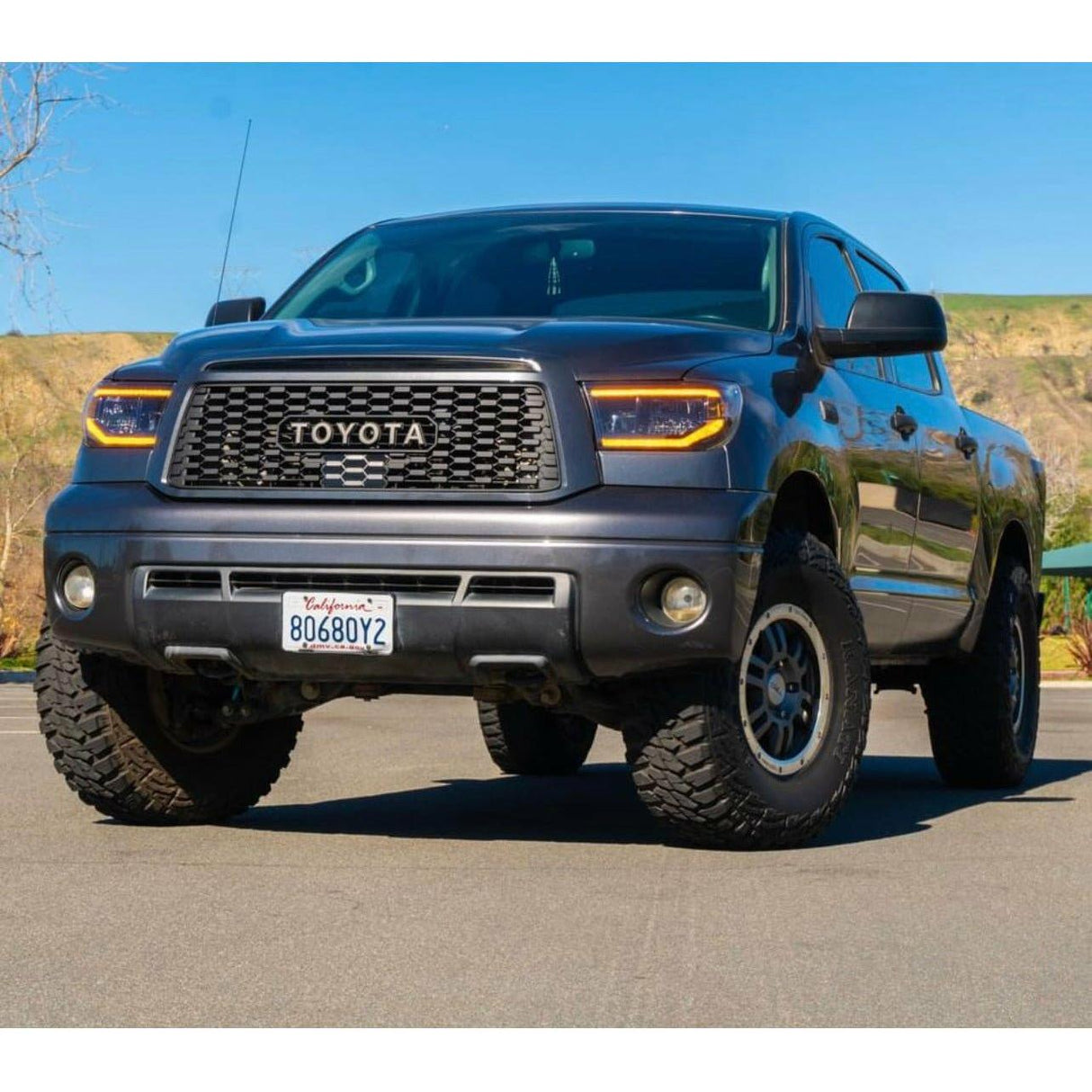 2014-2021 Toyota Tundra | AlphaRex LUXX-Series G2 LED Projector Headlights Alpha-Black - Truck Accessories Guy