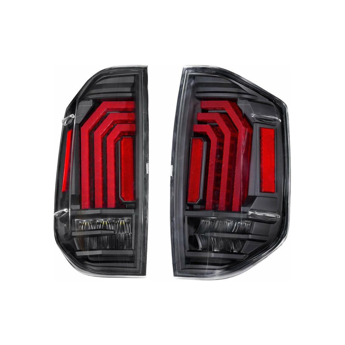 2014-2021 Toyota Tundra | Morimoto Black XB LED Taillights Pair - Truck Accessories Guy