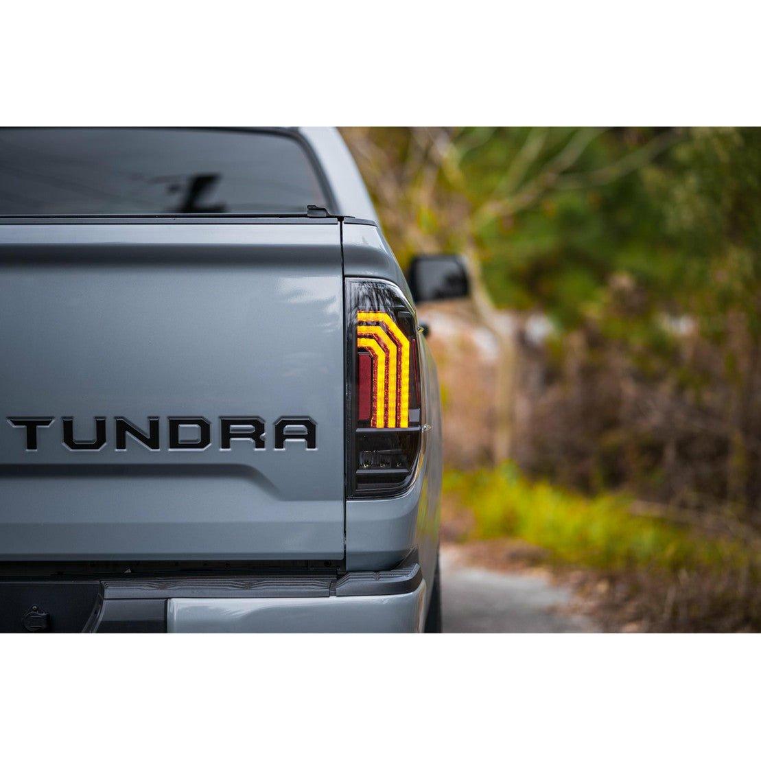 2014-2021 Toyota Tundra | Morimoto Black XB LED Taillights Pair - Truck Accessories Guy