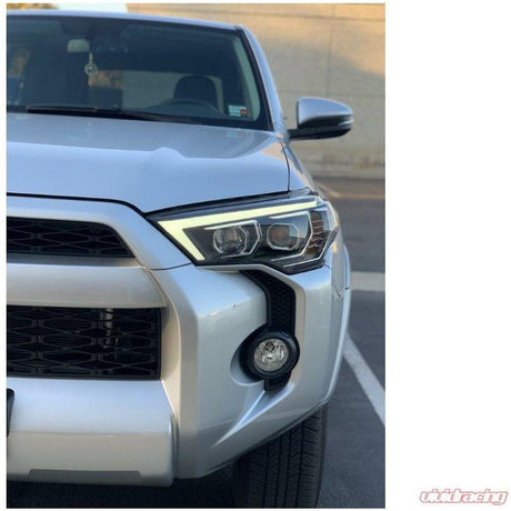 2014-2023 Toyota 4Runner | ALPHAREX LUXX-Series Projector Headlights Midnight Black - Truck Accessories Guy