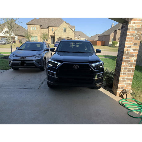 2014-2023 Toyota 4Runner | ALPHAREX LUXX-Series Projector Headlights Midnight Black - Truck Accessories Guy