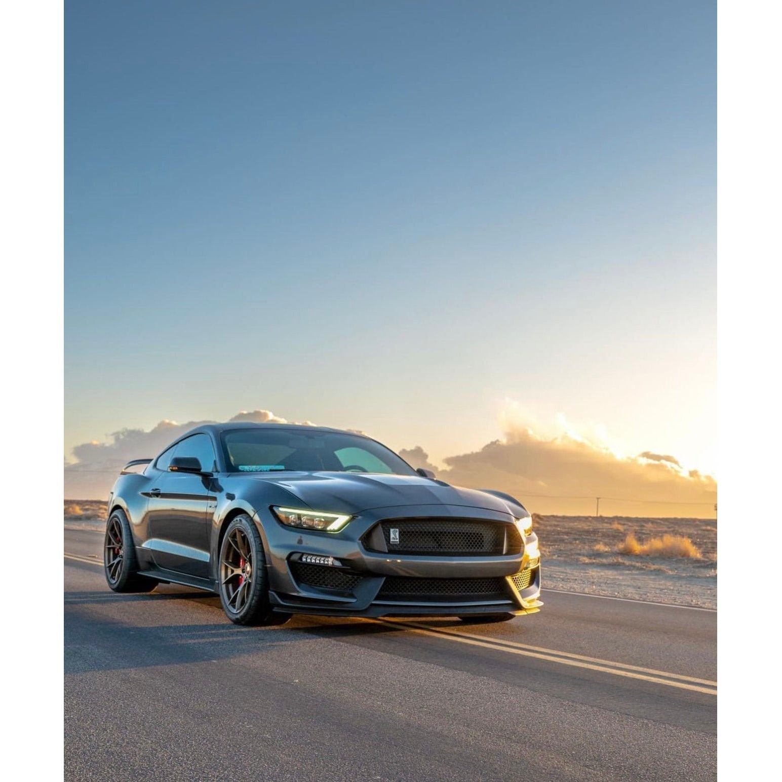 2015-2017 Ford Mustang | AlphaRex NOVA-Series Projector Headlights - Alpha-Black - NP Motorsports