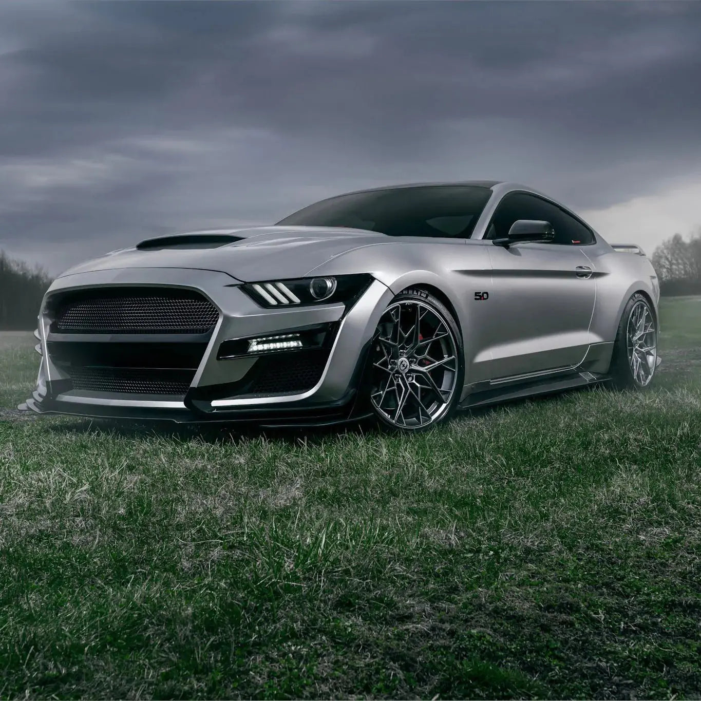 2015-2017 Ford Mustang - GT500 Front Bumper Conversion - NP Motorsports