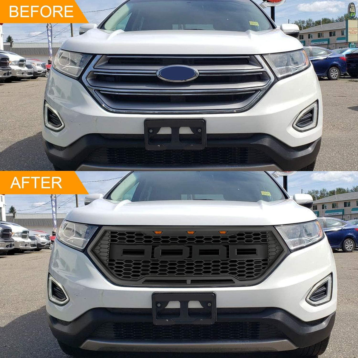 2015-2018 Ford Edge Raptor Style Grille | All Models - Truck Accessories Guy