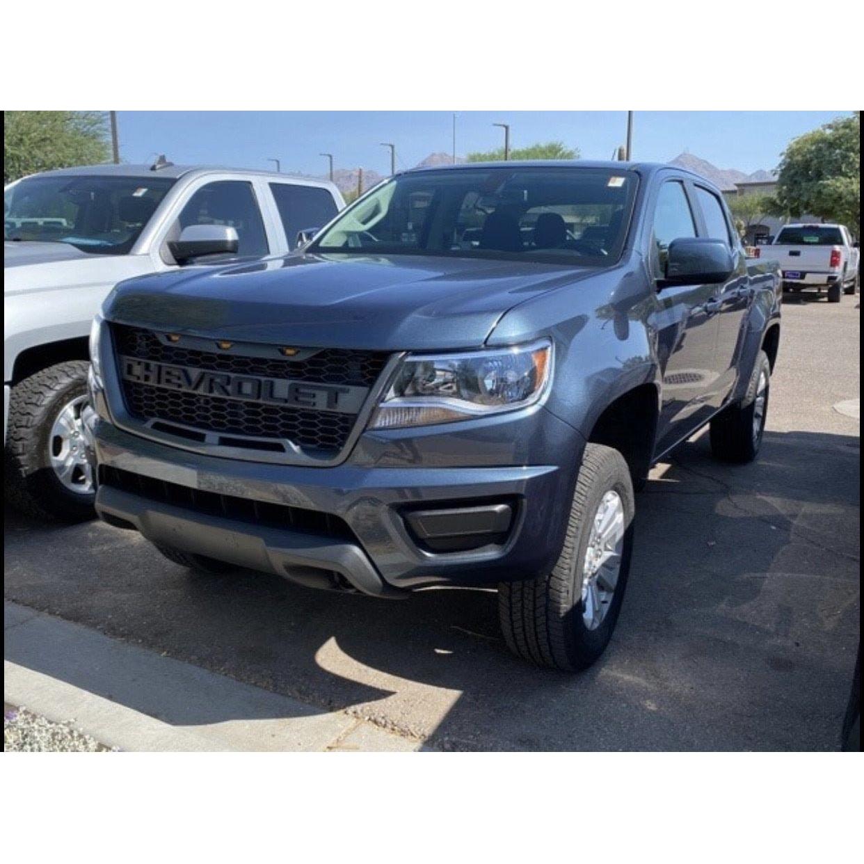 安心の正規品 USグリル 2015-2018 Chevy Colorado RegモデルBlack