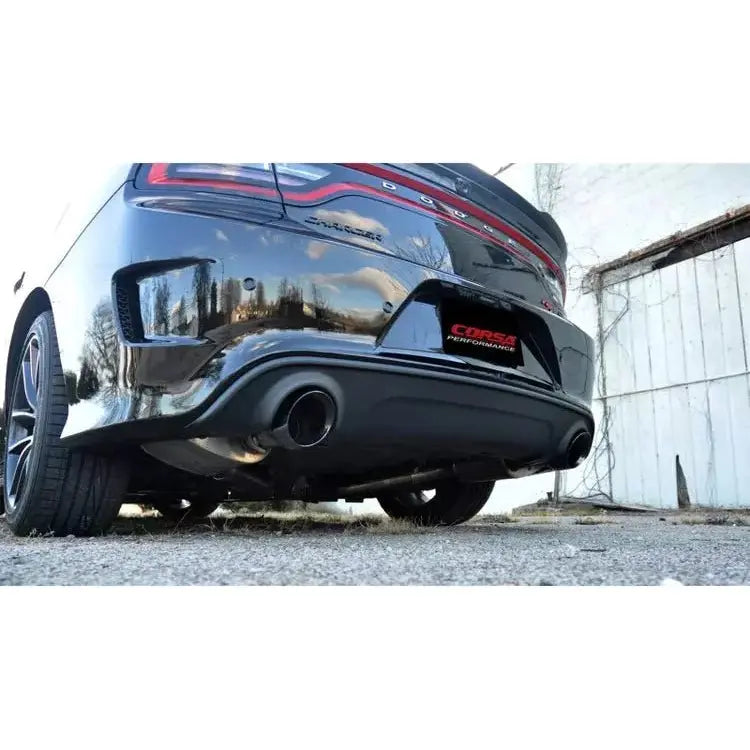 2015-2019 Dodge Charger R/T | SRT - CORSA Performance 2.75" Catback Exhaust Black Tips - NP Motorsports