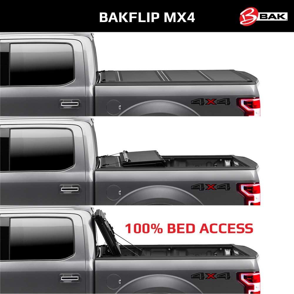 2015-2020 Ford F150 | BAKFlip MX4 Hard Folding Truck Bed Tonneau Cover 448329 - Truck Accessories Guy