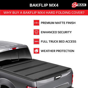 2015-2020 Ford F150 | BAKFlip MX4 Hard Folding Truck Bed Tonneau Cover 448329 - Truck Accessories Guy