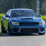 2015-2022 Dodge Charger Black SRT Redeye Widebody Style Hood Aluminum - Truck Accessories Guy