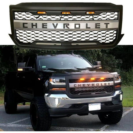 2016-2018 Chevy Silverado | Raptor Style Grille - Truck Accessories Guy