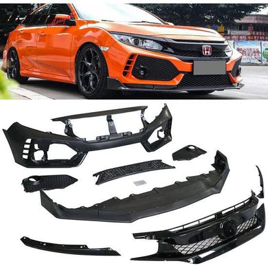 2016-2021 Honda Civic | 10th-Gen Type-R Style Front Bumper Conversion - TAG Motorsports