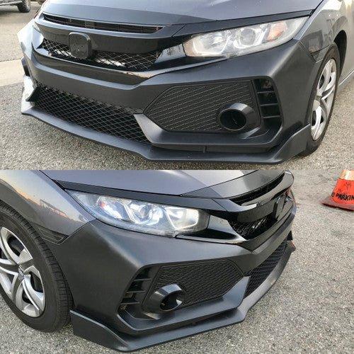 2016-2021 Honda Civic | 10th-Gen Type-R Style Front Bumper Conversion - TAG Motorsports