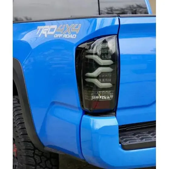 2016-2023 Toyota Tacoma | Alpharex PRO-Series Taillights Jet Black Toyota Tacoma - Truck Accessories Guy