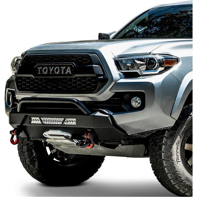 2016-2023 Toyota Tacoma | Body Armor 4x4 HiLine Front Winch Bumper - TC-19339 - Truck Accessories Guy