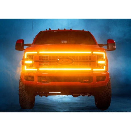 2017-2019 Ford F250 - Morimoto Paintable-Black XBG LED Grille DRL - NP Motorsports