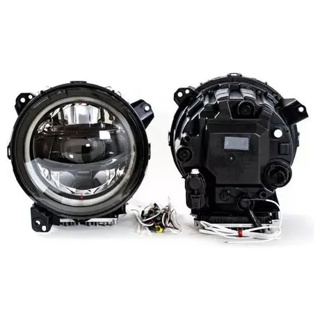 2018-2022 Jeep Gladiator Wrangler | DV8 Offroad LED Headlights (Black) - HLCJL-02 - Truck Accessories Guy